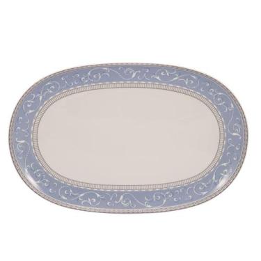 Imagem de Travessa Rasa Oval 36 cm Porcelana Schmidt - Dec. Diva, 2276, 36