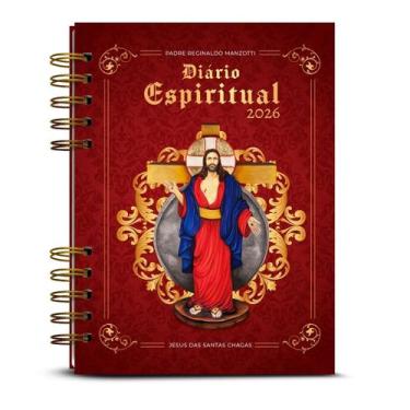 Imagem de Diário Espiritual 2026 Padre Reginaldo Manzotti Capa Clássica - Evange