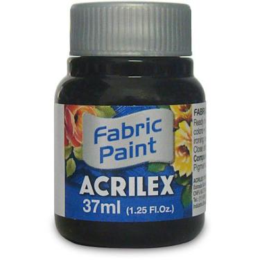 Imagem de Tinta de Tecido Acrilex 37 ml Preto Ref. 520
