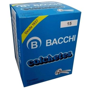 Imagem de Colchete N 15 Bacchi C/ 72 Unidades
