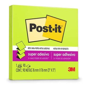 Imagem de Refil Post-it Pop Up 90 Fls 76x76 Mm Limeade - 3m