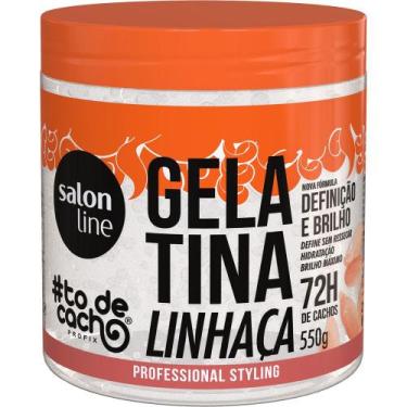 Imagem de Gelatina to de cacho linhaca definicao e brilho 550g - Salon Line