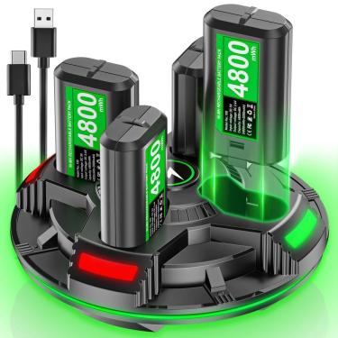 Imagem de Pacote de bateria recarregável RJAD para controle Xbox (pacote com 4)