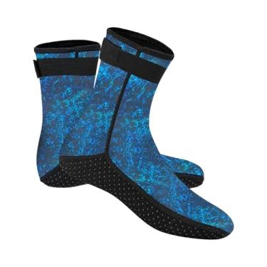 Imagem de kowaku Meias de mergulho de 3 mm de neoprene macio antiderrapante adulto unissex botas de praia sapatos botas de mergulho para natação caiaque esportes, 42 43