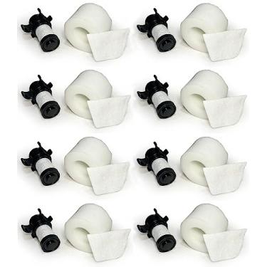 Imagem de Kit de filtro de substituição Nispira compatível com Shark IONFlex DuoClean Vacuum Part XPREMF10 e XPSTMF100. Serve para modelos IC205, IC205CCO, série IF100 e IF200, F200W, IR100, IR101, IR70, 8 conjuntos