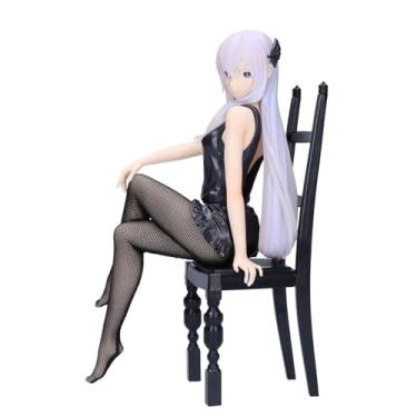 Imagem de Banpresto Figura de ação Echidna Re: Zero, Starting Life In Another World, Relax Time, Another Color Ver 21 cm, BP28786P multicolorido, figura colecionável, ideal para os fãs de anime