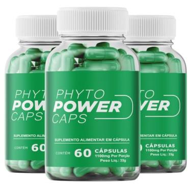 Imagem de Phyto Power Caps 60 cápsulas Termogenico Natural (3 Potes (180 cápsulas))