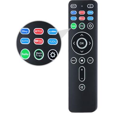 Imagem de Controle remoto retroiluminado universal XRT260 para todas as Smart TVs Vizio com botões de atalho Disney, Netflix, Video, Hulu, XUMO, VEDU, iHeart Radio e mais