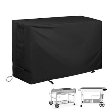 Imagem de Starcrew Capa de mesa de forno de pizza para churrasco carrinho de mesa de forno de pizza, capa de carrinho de churrasqueira ao ar livre para suporte de forno de pizza GRILL FORCE / estação de