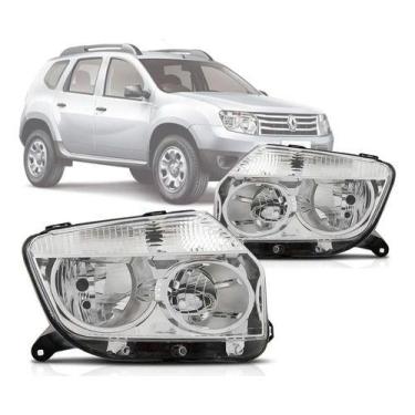 Imagem de Par Farol Renault Duster / 10 A 15 - Lado Esquerdo (Motorista)  Lado D