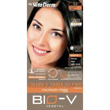 Imagem de Vita Derm Tinta De Cabelo Bio V Cor 5.0 Castanho Claro