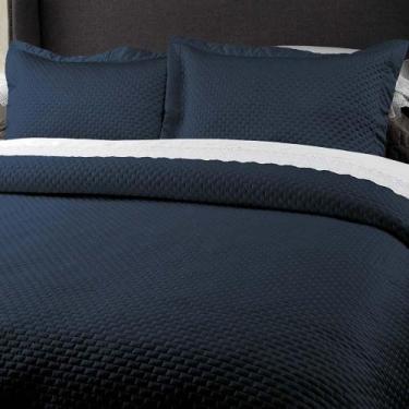 Imagem de Colcha Solteiro Tacto Vero - Linha K - Casa K, Blue/3531