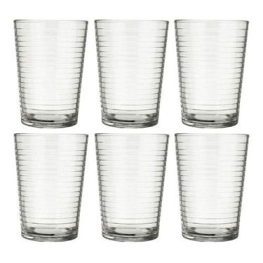 Imagem de Jogo Copos Vidro Agua Nadir Ginga 6 Pçs 265ml