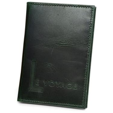 Imagem de Porta Cartões De Couro Masculino Pequeno Slim Cédulas CNH - Le Voyage,
