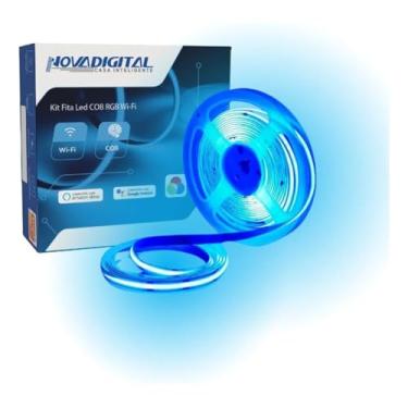 Imagem de Kit Fita LED Neon Wi-Fi Inteligente NovaDigital CLW-COB - Branco