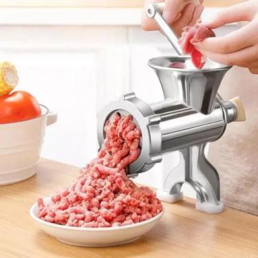 Imagem de Moedor de Carne Manual N 8 Máquina de Moer Carne em Aço Resistente com