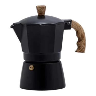 Imagem de Oxford Conjunto Com 1 Cafeteira Italiana Moka De Alumínio 150ml Para 03 Xícaras Black