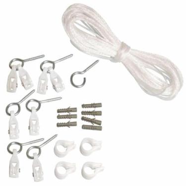 Imagem de Kit de Reposição de Cordas - Alta Densidade, e Roldanas para Varal de 