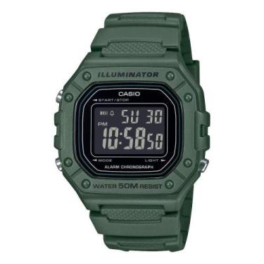 Imagem de Relógio Casio Standard Digital Verde  W-218H-3BVDF