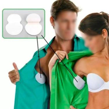 Imagem de Adesivo absorvente para almofadas de suor para axilas (12 unidades) - 