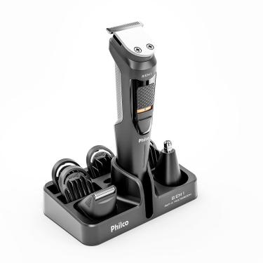 Imagem de Aparador de Pelos Philco PAP14 Mutigroom 8 em 1 Preto - Bivolt