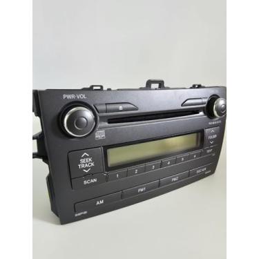 Imagem de Rádio Original Corolla, Modelo 86120-02E90, AM/FM/CD Player com Cabos de Instalação