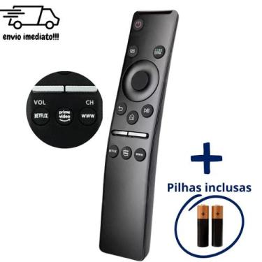 Imagem de Controle Remoto Compatível Tv Samsung 4k Smart Teclas Netflix Prime-vi