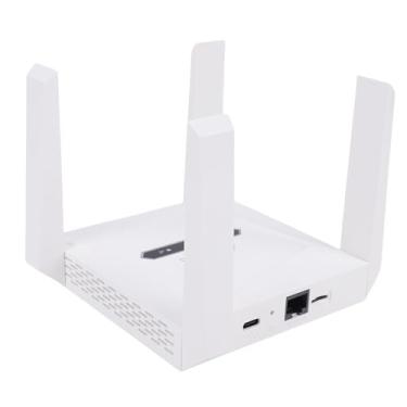 Imagem de Serounder Hotspot Móvel 4G LTE, Roteador WiFi 6 de 300 Mbps com 4 Antenas FDD/TDD Conecta até 16 Dispositivos Modem 4G com Slot para Cartão Nano SIM e Porta Ethernet para a Eurásia