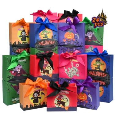 Imagem de Nimbbex 24 peças de bolsas de Halloween (Roxo)