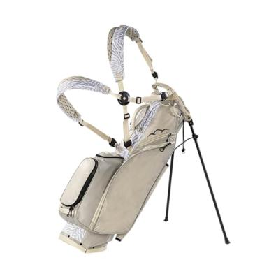 Imagem de Sun Mountain Bolsa de golfe feminina Eclipse 2.5 LS com suporte leve, parte superior de 4 vias - 8 bolsos, sistema de alça dupla X Fit, base de compressão compatível com carrinho elétrico e push