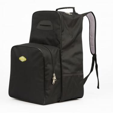 Imagem de Mochila HDR Compartimentos para Bota e Capacete Bolsa de Acessórios de Montaria Hipismo E Equitação Preta