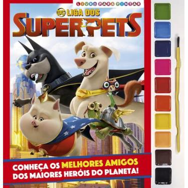 Imagem de Livro - DC Liga dos Superpets Livro para Pintar com Aquarela