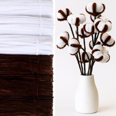 Imagem de DaisyInner 700 peças de limpadores de cachimbo pastel granel hastes de chenille flor artesanato gradiente colorido fofo decoração difusa para projetos de arte DIY materiais criativos para sala de aula