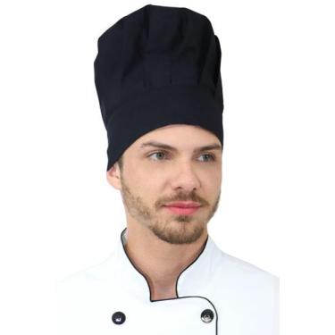 Imagem de Chapéu Chefe de Cozinha - DEMORGAN, Preto, UN