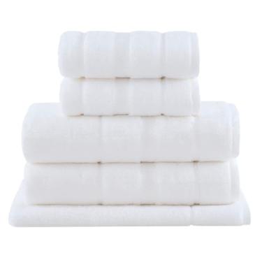 Imagem de Buddemeyer, Jogo De Toalhas Buddemeyer Vision Dual Air Gigante 5 Peças Cor:Branco-1011