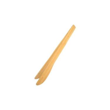 Imagem de Pegador de Salada Bambu Natural 30cm Pinça Alimentos - MEK