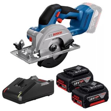 Imagem de Serra Circular Gks 18V-51 2 Baterias Carregador Disco Bosch