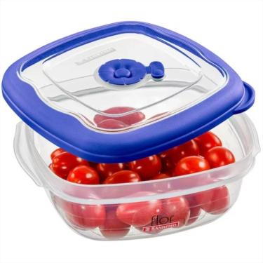 Imagem de Pote Quadrado Cores Sortidas 920ml - 709-5 - Sanremo Pote Quadrado 920ml 709-5 Sanremo