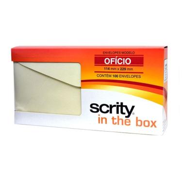 Imagem de Envelope Color Plus Marfim 114x229mm 100und Scrity