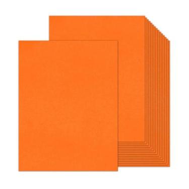 Imagem de Cartolina Goefun Orange 100 folhas 21,5x28 cm 230gsm