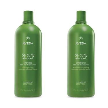 Imagem de Shampoo e condicionador Duo Aveda Be Curly 1L sem frizz