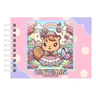 Imagem de Livro de Colorir 50 Folhas Grossas  Harry Potter, Stitch, Bobbie Goods