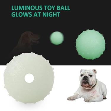 Imagem de HEEPDD Brinquedo de Bola de Glow cã, 2,36 Em Pet Luminous Ball Borracha Brilhando Bola para Cães para Cachorros Suprimentos Interativos Nan Nan (Cor variada)