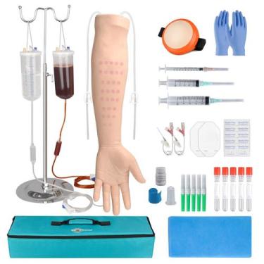 Imagem de Kit de braço de treino intravenoso MedeDuQuest com 30 pontos de injeçã