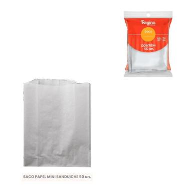 Imagem de Sacos De Papel Mini Sanduiche 50Un 0,9X,7,5 Cm - Regina
