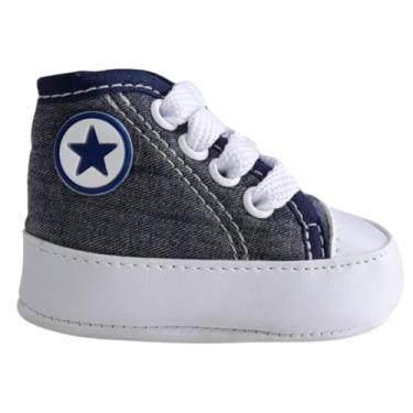 Imagem de Sapatinho Tênis Bebê Recém Nascido, Starzinho Rn Infantil, Menino Menina (Azul, BR, Bebê, Numérico, 16)