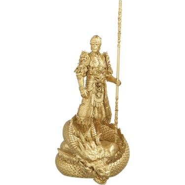 Imagem de Estátua Rei Macaco Sun Wukong - Jornada ao Oeste - Versão 2 (Cor Ouro)
