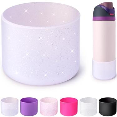 Imagem de Soledea Bota de silicone para garrafa de água Owala 680 g, capa protetora antiderrapante para garrafas de aço inoxidável FreeSip, Twist & Flip