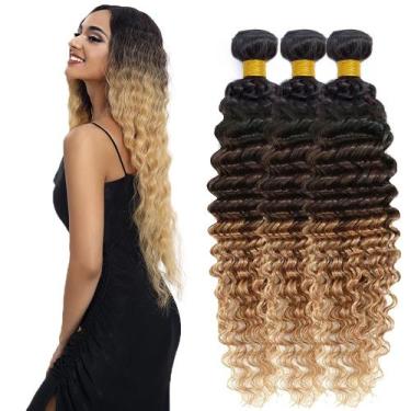 Imagem de Pacote de cabelo Freiuoke t1b/4/27 Deep Wave Brazilian Remy Hair