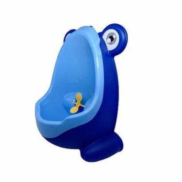 Imagem de Mictório Infantil Sapinho - Penico, Pinico, Troninho e Urinol Sapinho para Menino Infantil AZUL